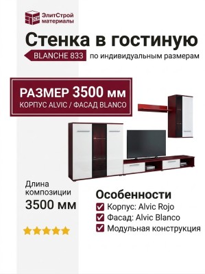 Стенка в гостиную BLANCHE 833