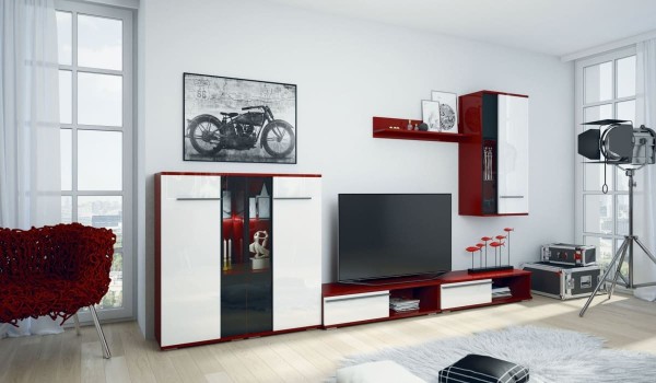 Стенка в гостиную BLANCHE 833
