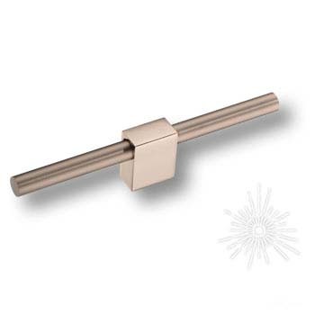 Ручка кнопка 8964 0170 PN-NB, материал Алюминий, отделка Никель, 35*16*170 мм