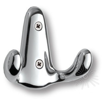 Крючок 724MP02, материал Замак, отделка Хром, 83*32*70 мм