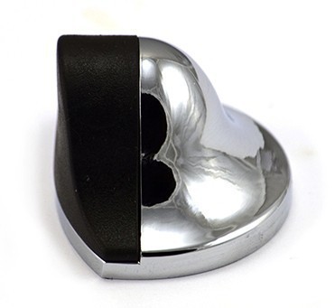 Ограничитель напольный DS1000 0045 CR-P6, материал Замак, отделка Хром, 45*35*26 мм