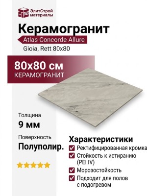 Atlas Concorde Allure Gioia Rett 80x80 610010001699