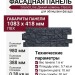 Фасадная панель Grand Line, Дикий камень Classic, Графит