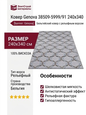 Ковер Genova 38509-5999/91 240x340
