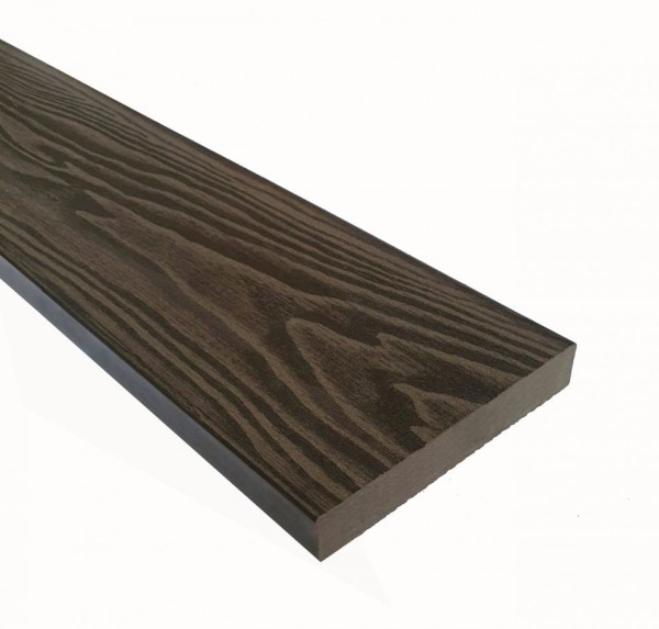 Террасная доска ДПК Terrapol Смарт 3D (Полнотелая без паза) Венге Соренто