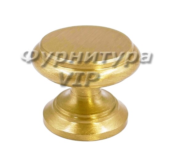 Ручка кнопка 38720 OSAT, материал Латунь, отделка Латунь, d=32 мм