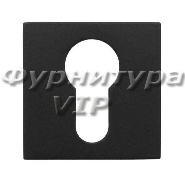 Дополнительные розетки для замка с английским ключом CYL-set BLACK MATT, материал Замак, цвет Чёрный, отделка Черный, 45*45 мм