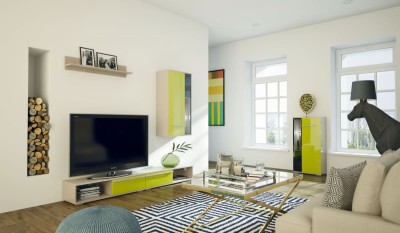 Стенка в гостиную BLANCHE 834