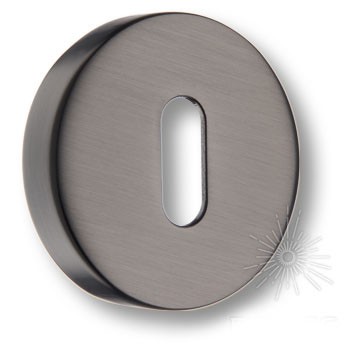 Дополнительные розетки для замка с межкомнатным ключом RO12N BBN ROSET, материал Замак, отделка Титан, d=52 мм