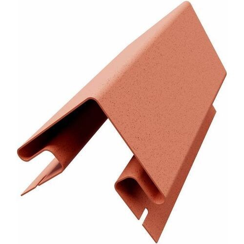 Наружный угол для фасадных термопанелей Доломит, 20 мм, красный цвет