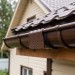 Соединитель для желобов Docke Stal Premium, шоколадный цвет