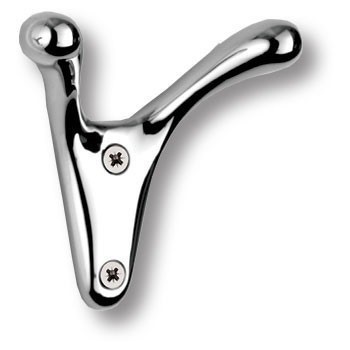 Крючок 725MP02, материал Замак, отделка Хром, 80*32*78 мм