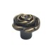 Ручка кнопка "ROSE" 200996PB030BM, материал Латунь, отделка Бронза, d=30 мм