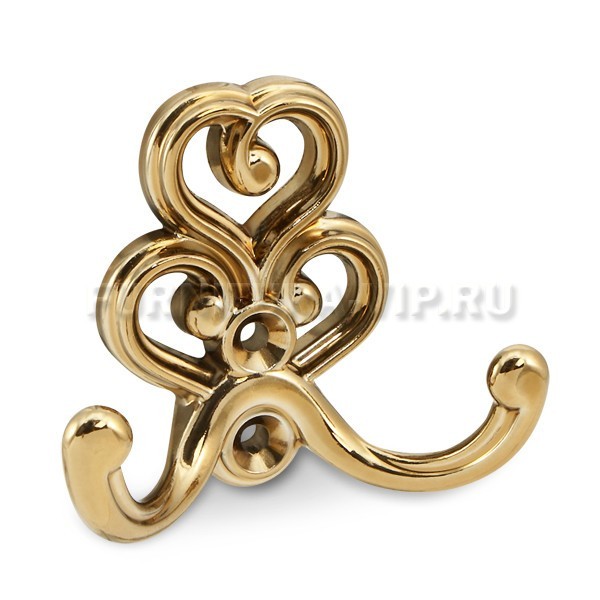 Крючок WAP.802.000.00G3, материал Замак, отделка Золото, 62,4*73,5*30 мм