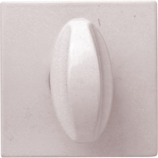 Накладка Wc квадратная Белый (FIXA), материал Замак, цвет, отделка, 50*50 мм