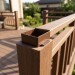 Соединитель перила прямой CM Decking 90х45
