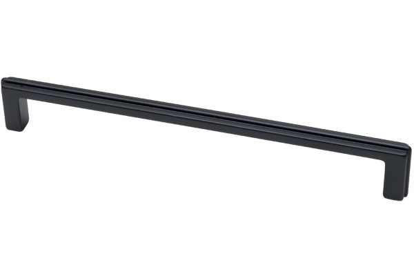 Ручка скоба 8.1178.0160.0252, материал Замак, цвет Чёрный, отделка Черный, 172*8,5*25 мм