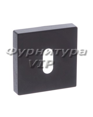 Дополнительные розетки для замка с межкомнатным ключом KEY-set BLACK MATT, материал Замак, цвет Чёрный, отделка Черный, 45*45 мм