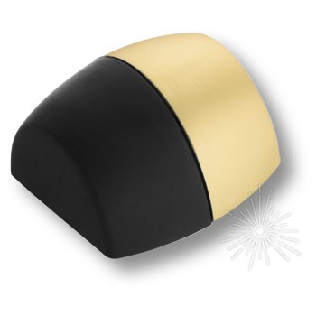 Дверной ограничитель напольный C6100001 MP35, материал Замак, отделка Золото, 25*31/40*41 мм