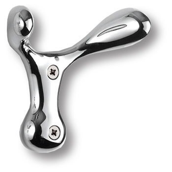 Крючок 727MP02, материал Замак, отделка Хром, 80*38*88 мм