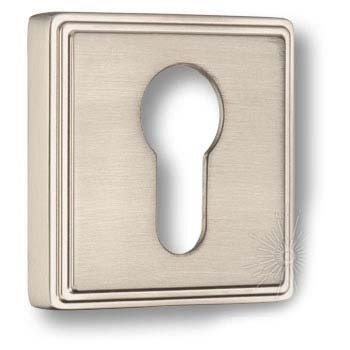 Дополнительные розетки для замка с английским ключом RO17Y NBM ROSET, материал Замак, отделка Никель, 52*52 мм