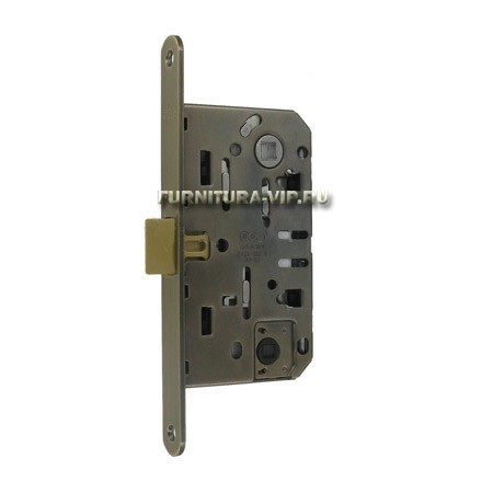 Замок Mediana EVOLUTION AGB (бесшумный) для сантехнической двери B01102.50.12, материал Сталь, отделка Бронза сатинированная Сатинированная Бронза