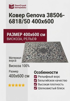 Ковер Genova 38506-6818/50 400x600