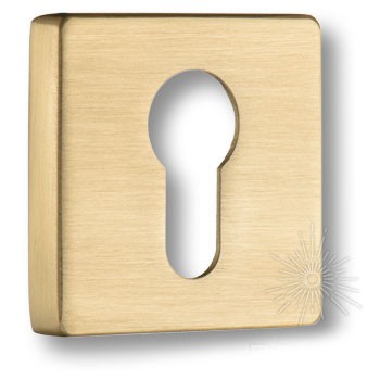 Дополнительные розетки для замка с английским ключом RO11Y BB ROSET, материал Замак, отделка Золото, 52*52 мм