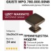Ручка кнопка Giusti WPO.780.000.00N8, материал Замак, цвет Макиато, 26*26*24 мм