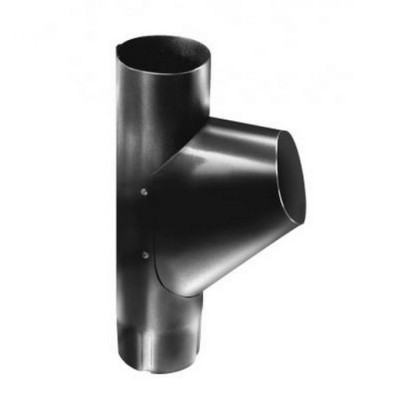Тройник трубы Grand Line, Черный (RAL 9005)