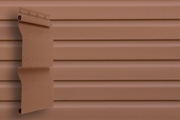 Сайдинг Grand Line, Темно-бежевый, Корабельная доска, 3,0 м