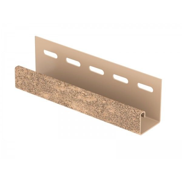 J-планка Ю-пласт, Стоун Хаус, Бежевый Кирпич