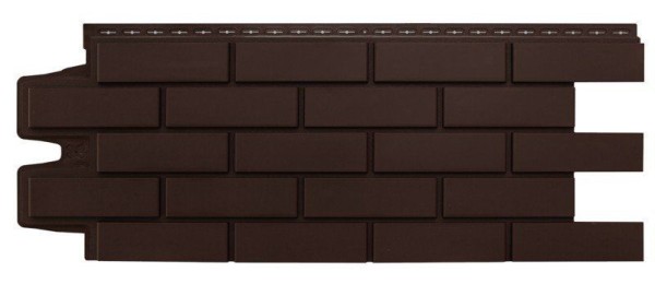 Фасадные панели Grand Line, Клинкерный кирпич Classic, Цвет: Шоколадный