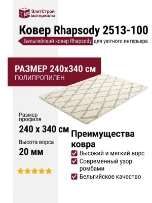 Ковер Rhapsody 2513-100 240x340