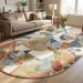 Ковер Mayumi 85009-5151 овал 240x340