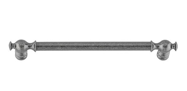 Ручка скоба ORION-01-23 128 мм античное серебро, материал Латунь, отделка Серебро, 160*18*37 мм