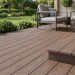 Террасная доска ДПК Outdoor 3D полнотелая NEVADA/CALIFORNIA, Коричневый микс