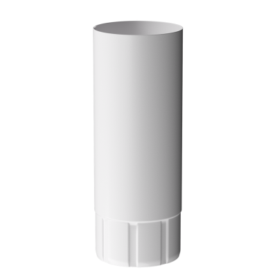 Водосточная труба 1 м Docke Stal Premium, оттенок Пломбир