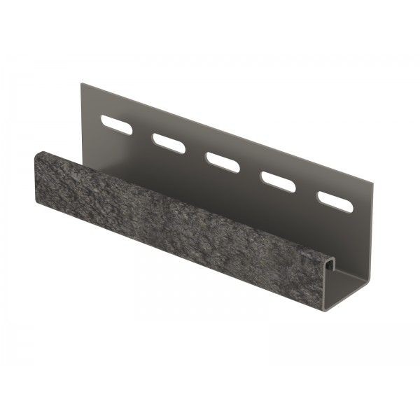 J-планка Ю-пласт, Стоун Хаус, кирпич графитовый