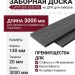 Заборная доска Latitudo, Estetic, Графит