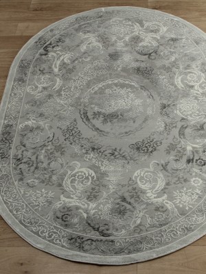 Ковер Armina 3760A grey овал 300x500