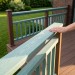 Перила из ДПК Ай-Техпласт в зеленом цвете