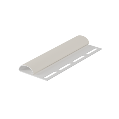 Финишная планка для сайдинга Элит, Цвет: Белый