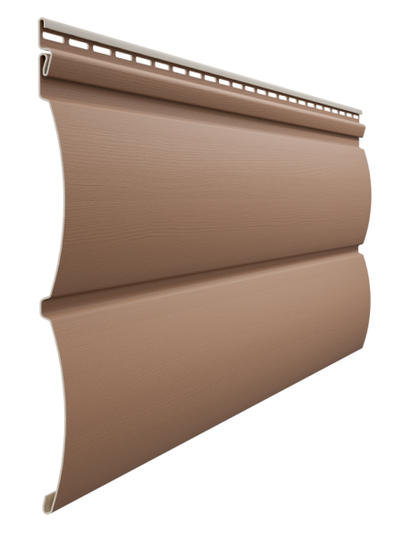 Виниловый сайдинг Docke Блок-Хаус D4.7T, Капучино