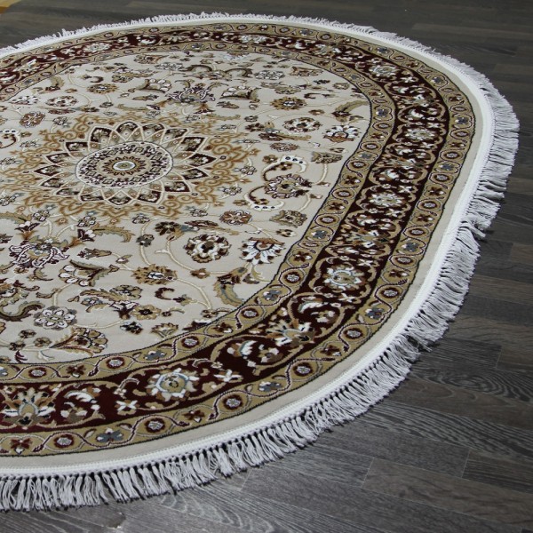 Ковер Shahreza d210 cream-red овал