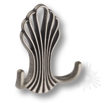 Крючок 746MP14, материал Замак, отделка Серебро, 24*65*82 мм