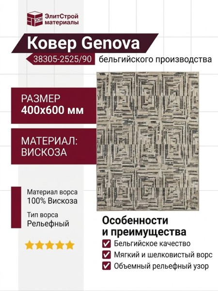 Ковер Genova 38305-2525/90 400x600