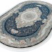 Ковер Farsi/MASHAD 1500 G144 Dark blue овал
