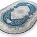 Ковер Farsi/MASHAD 1500 G144 Dark blue овал