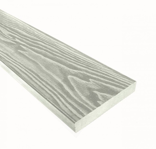 Террасная доска ДПК Terrapol Смарт 3D (Полнотелая без паза) Дуб белёный